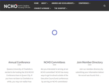 Tablet Screenshot of ncho.org